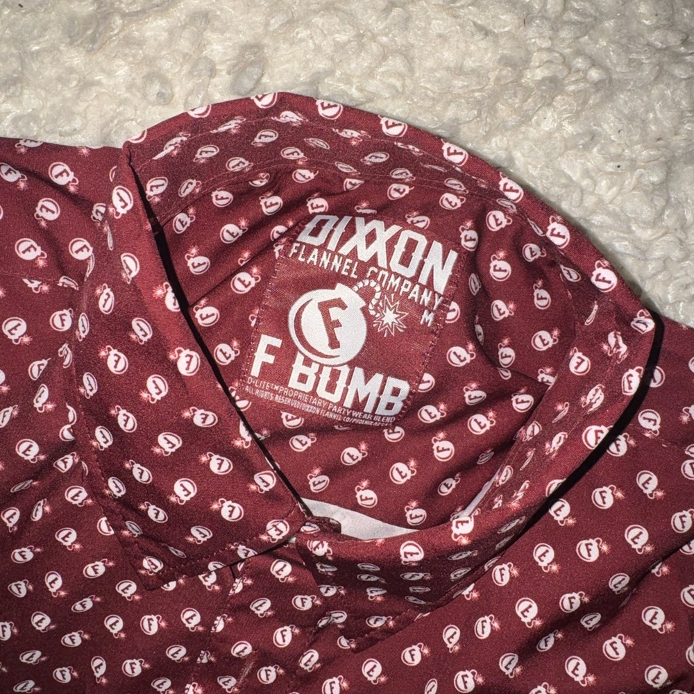 NWT Dixxon Men’s FBomb Shirt